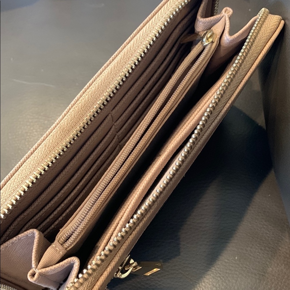 Aldo Tan Rectangular Zip-Around Wallet - Picture 7 of 7